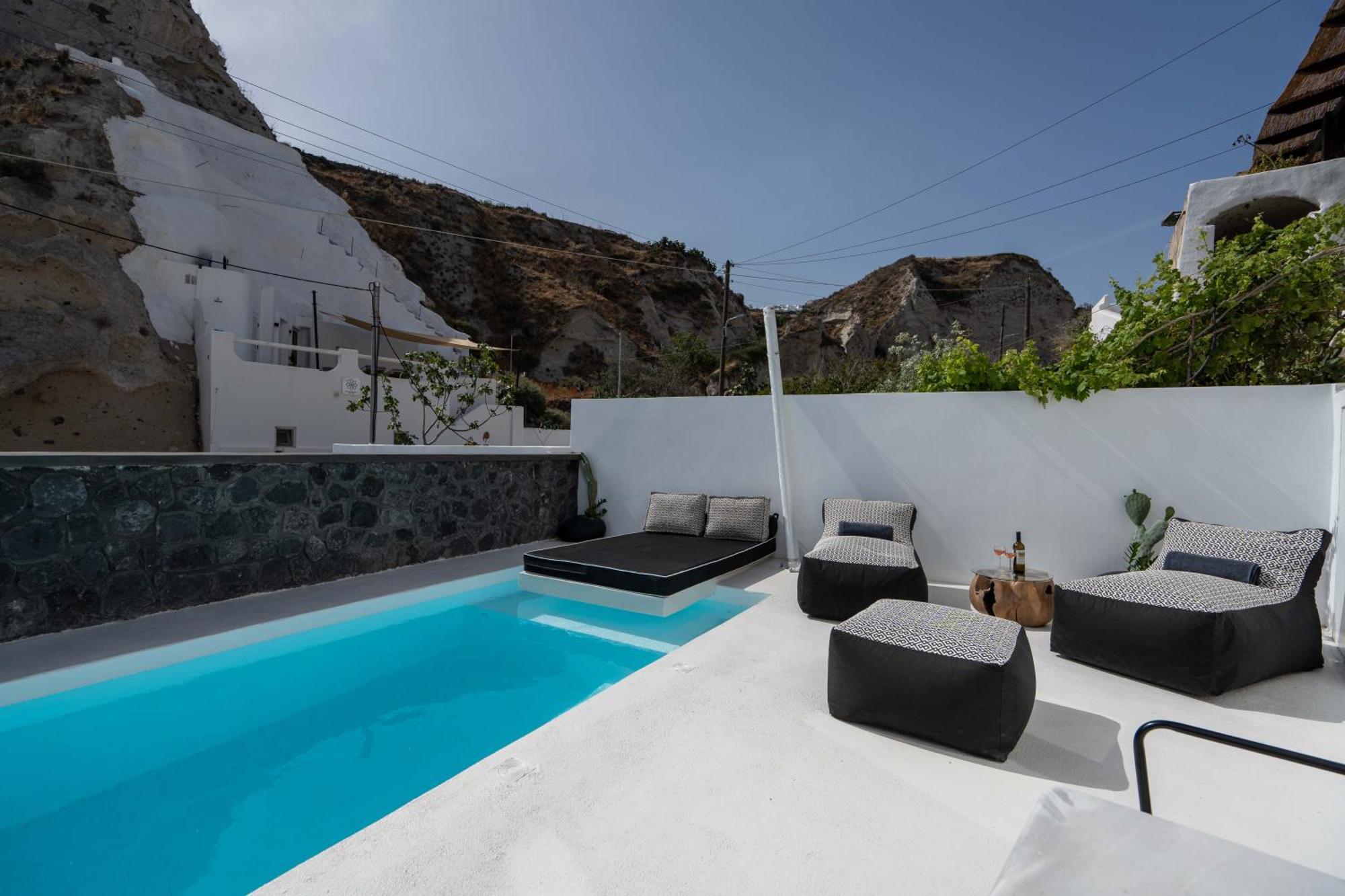 The Magic Luxury Cave Suites Vóthon Exteriör bild