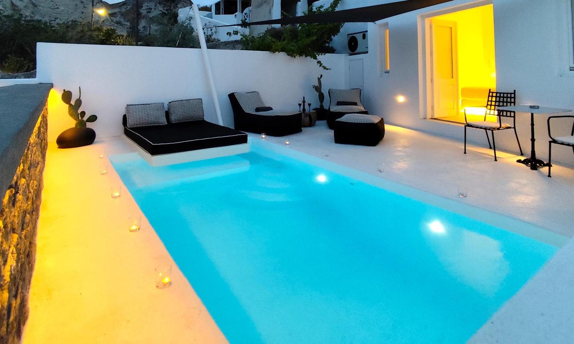 The Magic Luxury Cave Suites Vóthon Exteriör bild