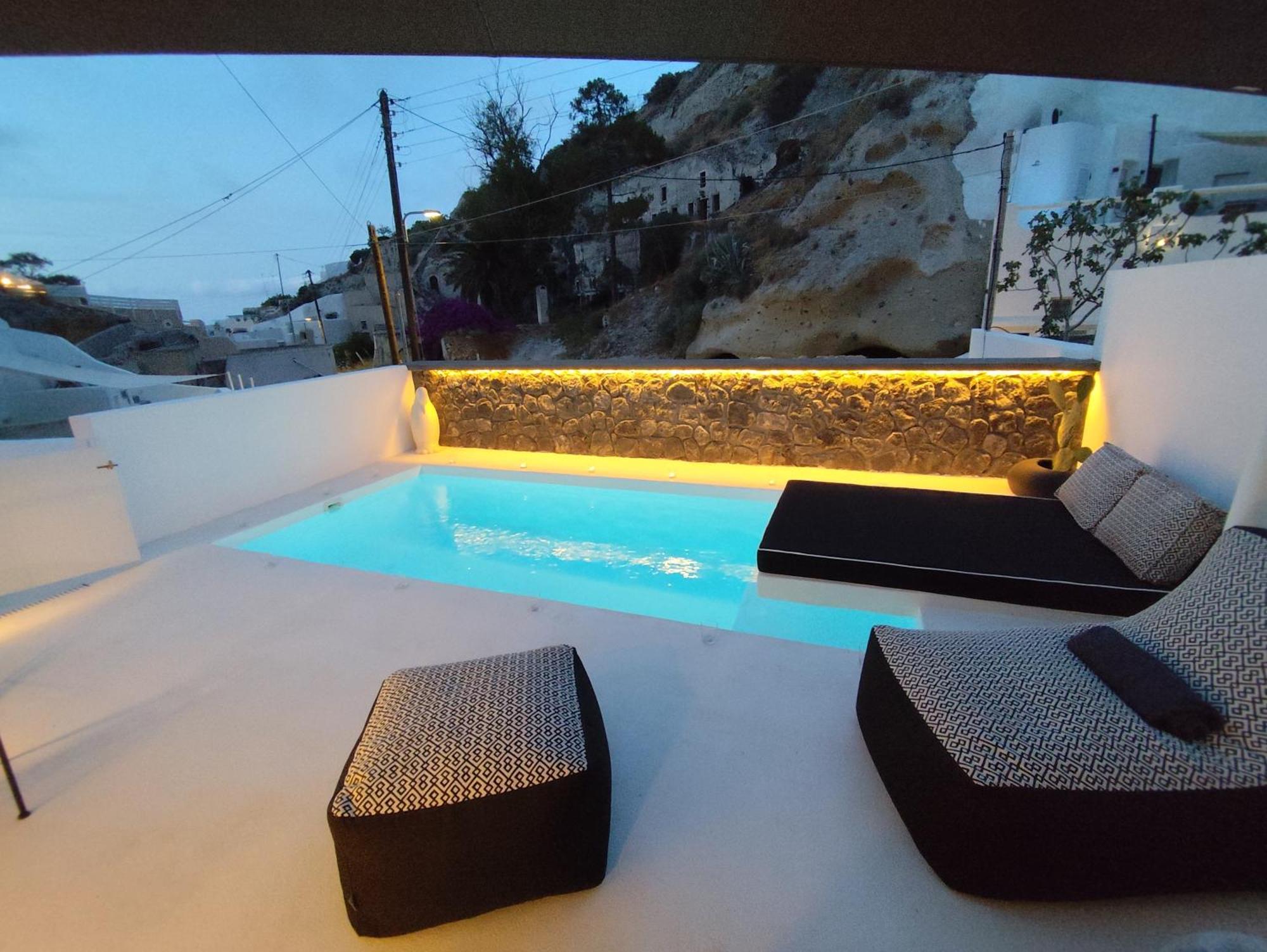 The Magic Luxury Cave Suites Vóthon Exteriör bild