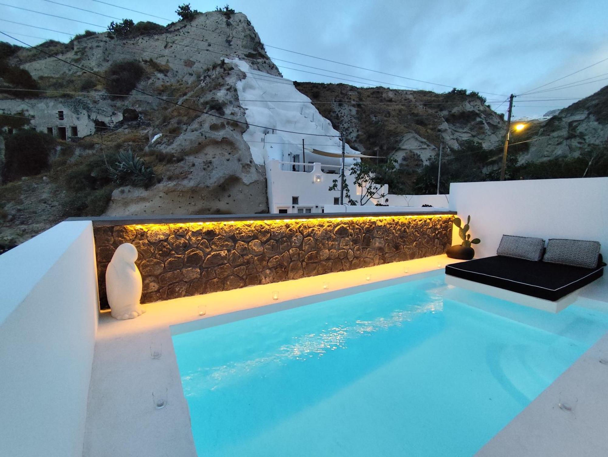 The Magic Luxury Cave Suites Vóthon Exteriör bild