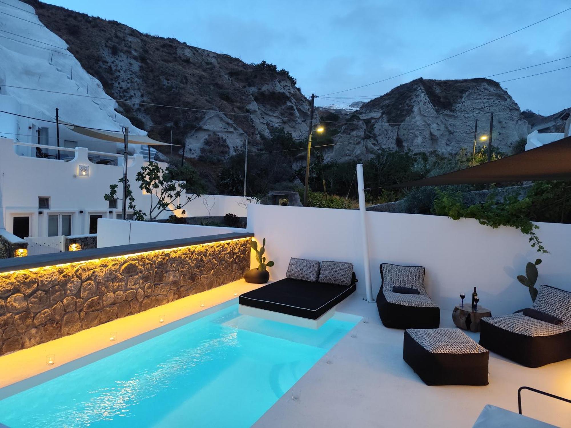 The Magic Luxury Cave Suites Vóthon Exteriör bild