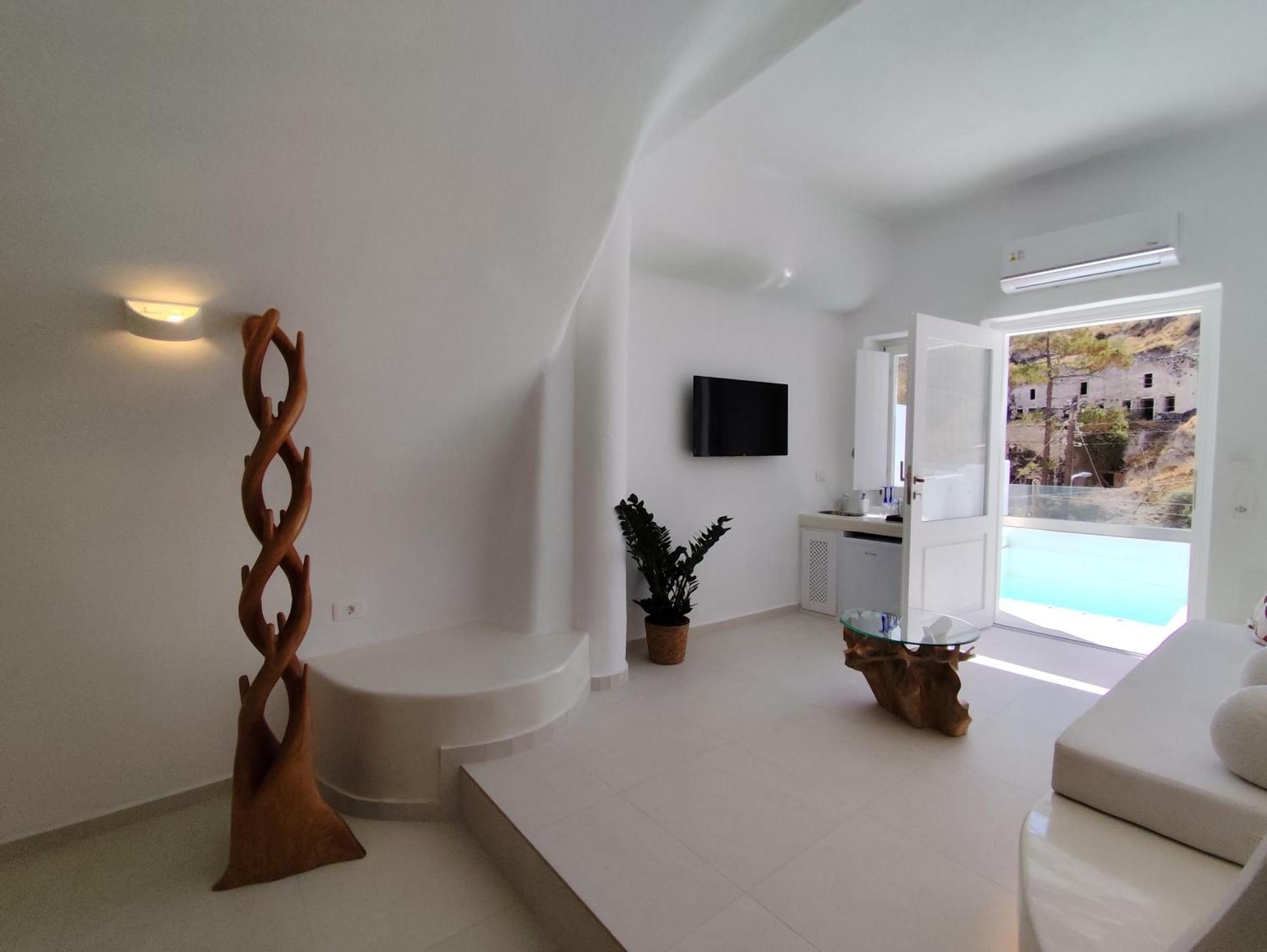 The Magic Luxury Cave Suites Vóthon Exteriör bild